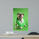 English Bulldog Wearing Lei Wall Decal
