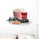 Popcorn Drink and Filmstrip Wall Decal