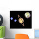 Planets in outer space. Wall Mural