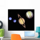 Planets in outer space. Wall Mural