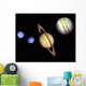 Planets in outer space. Wall Mural