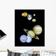 Planets in outer space. Wall Mural