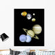 Planets in outer space. Wall Mural
