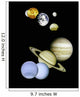 Planets in outer space. Wall Mural