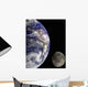 Earth From Outer Space Wall Mural
