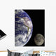 Earth From Outer Space Wall Mural