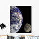 Earth From Outer Space Wall Mural