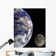 Earth From Outer Space Wall Mural