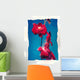 Flowers On Watercolor Paper Wall Mural