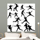 Fencing Sport Vector Silhouet