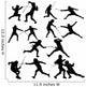Fencing Sport Vector Silhouet