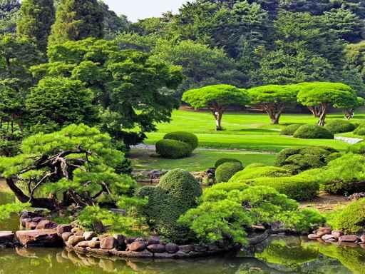 Japanese Park Summer Wall Decal