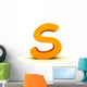 Letter S Comic sans Wall Decal
