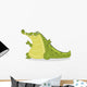 Cartoon Crocodile Wall Decal