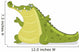 Cartoon Crocodile Wall Decal