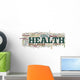 Word Cloud "Health" Wall Decal