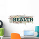 Word Cloud "Health" Wall Decal