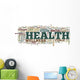 Word Cloud "Health" Wall Decal