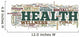 Word Cloud "Health" Wall Decal