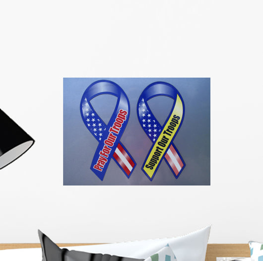 Support Our Troops Wall Mural