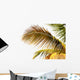 Golden Coconut Tree White Wall Mural