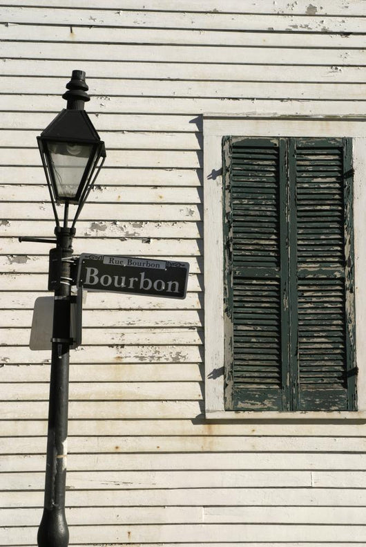 Bourbon Street Lamppost Wall Mural