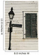 Bourbon Street Lamppost Wall Mural