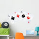 Jeux de cartes. CarrÃ© d'as. poker gagnant Wall Decal