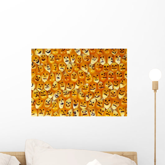 Maisgesichter q. Wall Mural