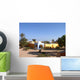 Paysage Tunisie Medina Palmier Wall Decal