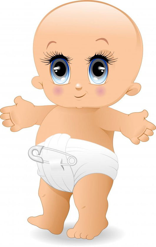 Neonato Primi Passibaby Walking-vector