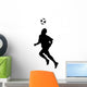 Soccer Silhouettes Wall Decal