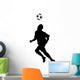Soccer Silhouettes Wall Decal