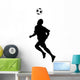 Soccer Silhouettes Wall Decal