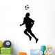 Soccer Silhouettes Wall Decal