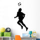 Soccer Silhouettes Wall Decal