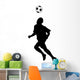Soccer Silhouettes Wall Decal