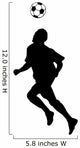 Soccer Silhouettes Wall Decal