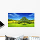 Panorama Spring Mountain Wall Decal