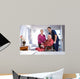 Elder Couple with Assistant