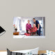 Elder Couple with Assistant