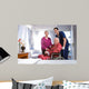 Elder Couple with Assistant