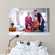 Elder Couple with Assistant