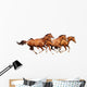 Four Sorrel Stallion Gallop Wall Mural
