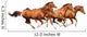 Four Sorrel Stallion Gallop Wall Mural