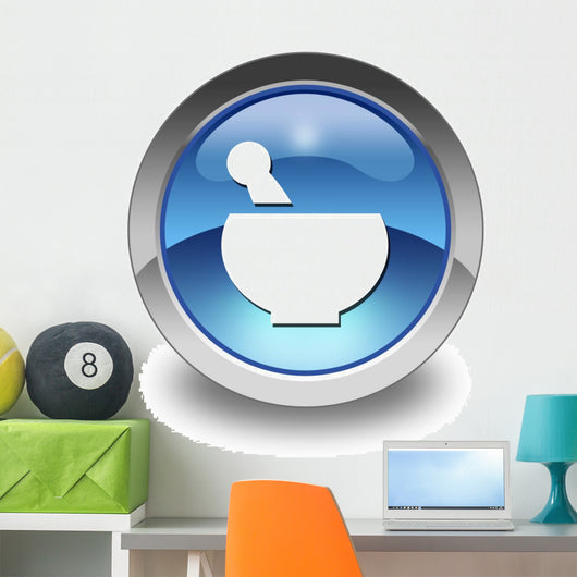 Glossy Pictogram "Prescription / Pharmacy" Wall Decal