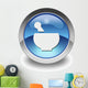 Glossy Pictogram "Prescription / Pharmacy" Wall Decal
