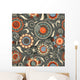 Leaves and Flowers Pattern Wall Decal