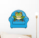 Frog Armchair Wall Decal