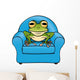 Frog Armchair Wall Decal